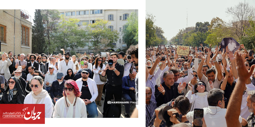 تصاویر کمتردیده شده از مراسم تشییع و تدفین ناصر تقوایی 